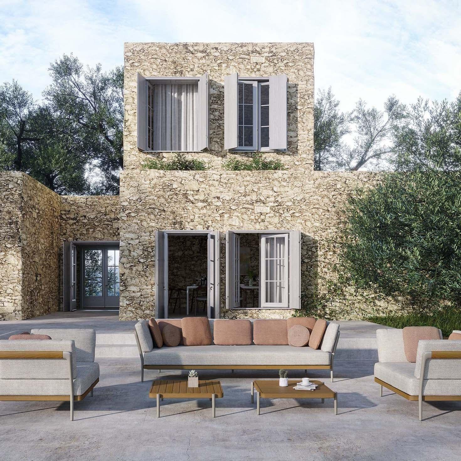 Sofakonzept 4 FLOWS - Flint/Teak | Manutti | Homestorys