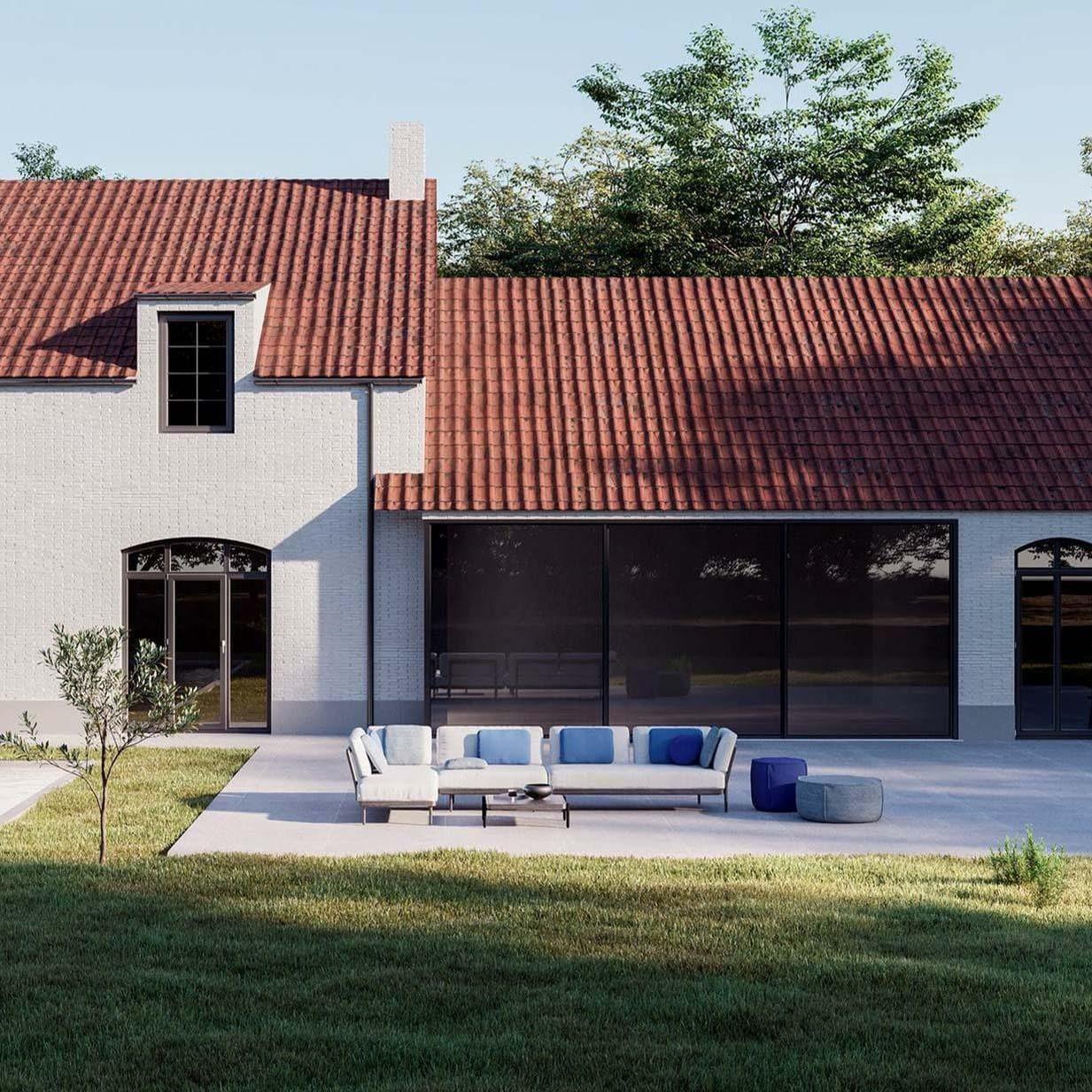 Sofakonzept 5 FLOWS - Black/Teak Nero | Manutti | Homestorys