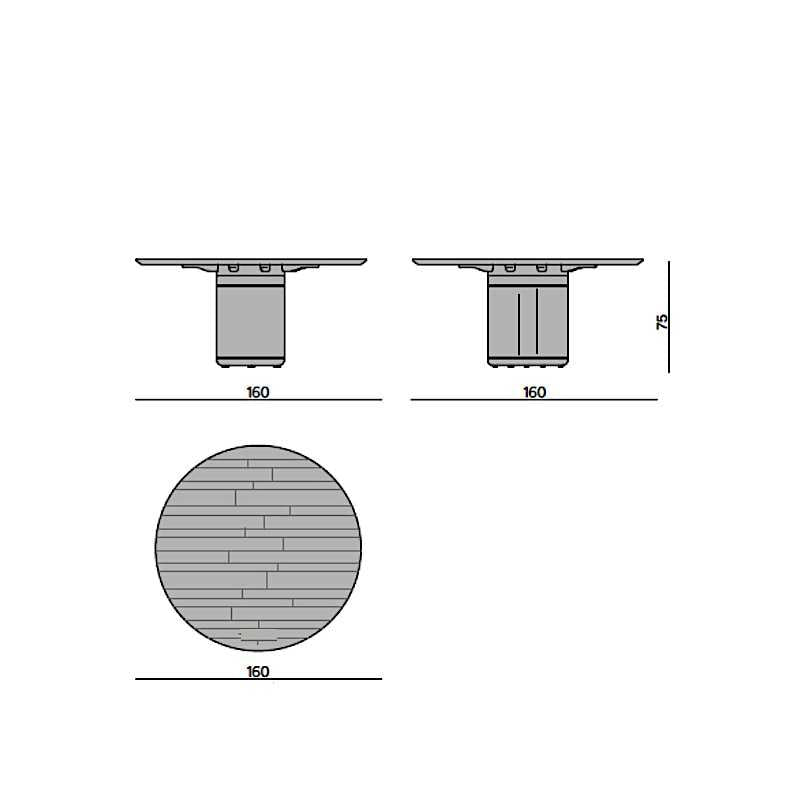 Manutti - Gartentisch OGADO - Low dining - TAB0006283 | Homestorys