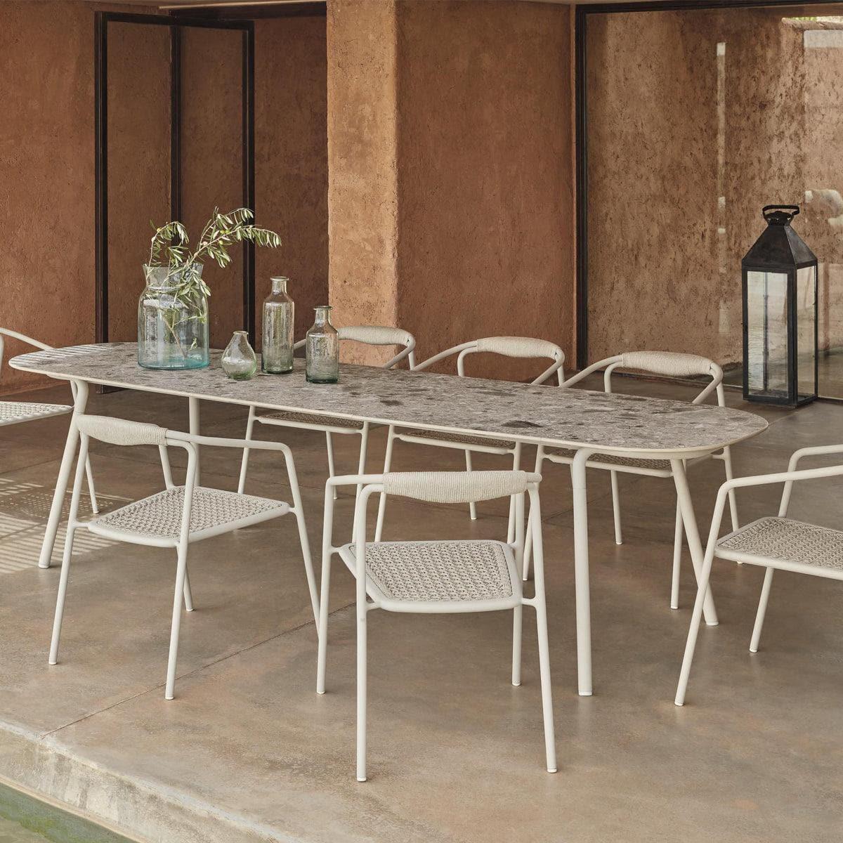 Esstisch MINUS - Flint 280cm-Manutti-F13 Flint - 5K68 Concrete- | Homestorys