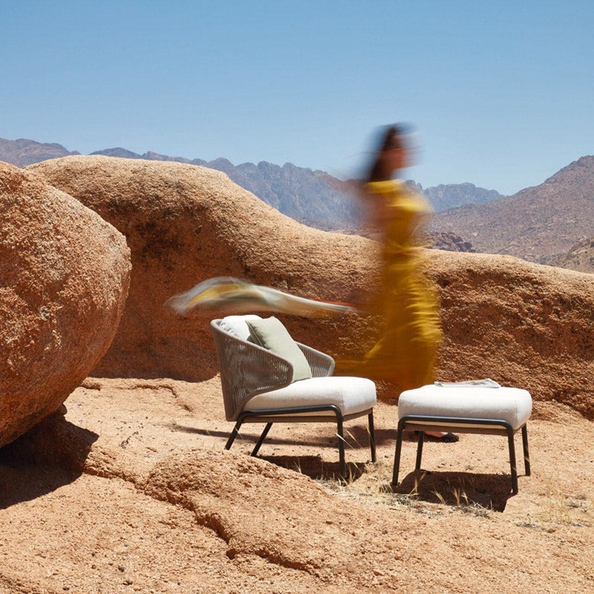 Fußhocker RADOC - Lava/Bronze Medium | Manutti | Homestorys