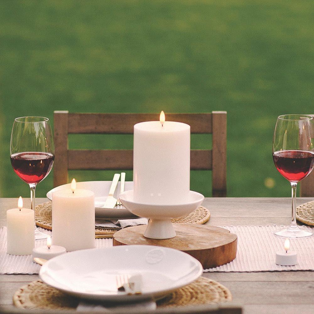 Piffany - Kerze PILLAR SMOOTH LED Uyuni Ivory Ø4.8 x 22 cm - UL-PI-IV05025 | Homestorys