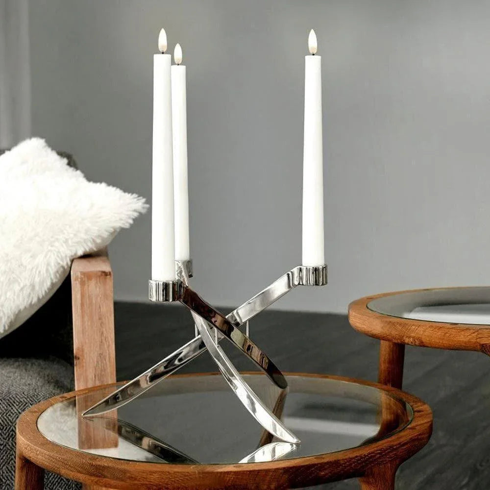 Kerzen SLIM TAPER LED Uyuni - Ivory | Piffany | Homestorys