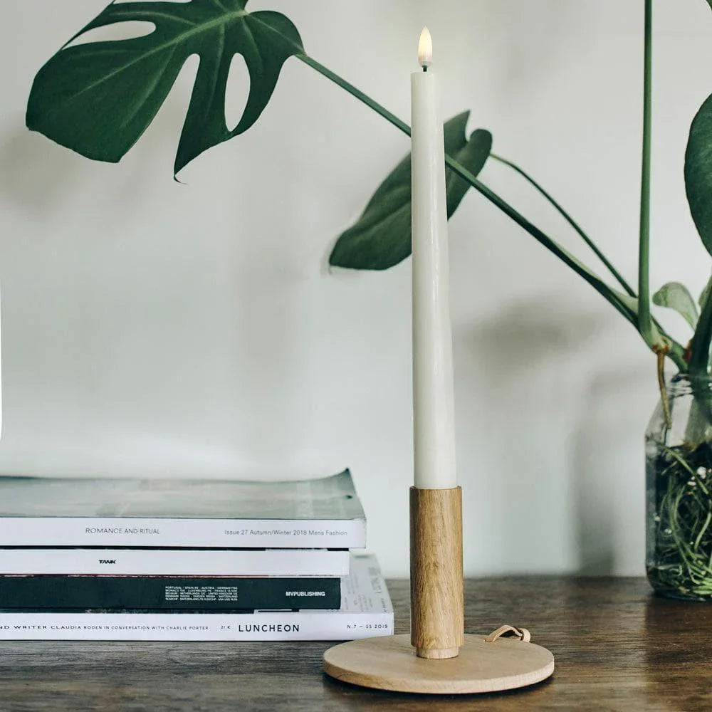 Kerzen SLIM TAPER LED Uyuni - Ivory | Piffany | Homestorys