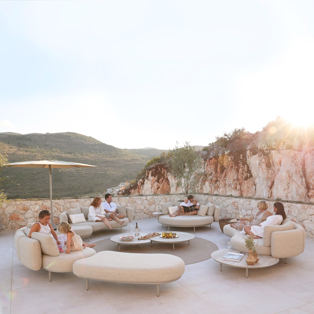 Royal Botania - Loungeset 09 ORGANIX - 2x OGXL 10 A + PIL OGXL 375 + PIL OGXL 3000 + PIL BRH 6040P CAT. A | Homestorys