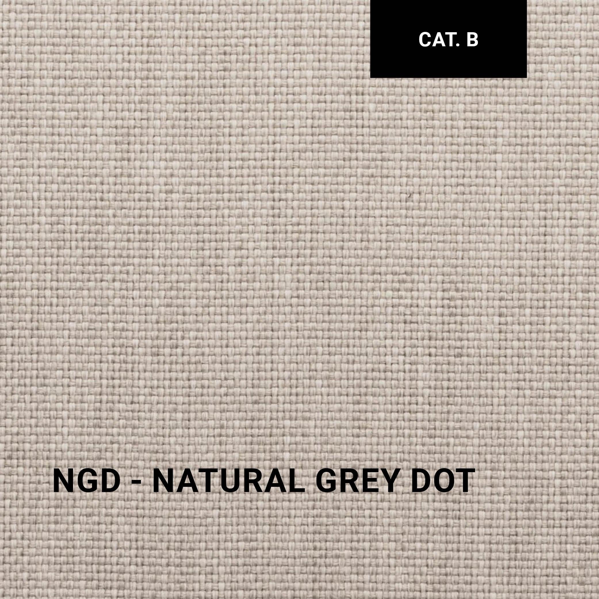 Royal Botania STYLETTO 55 mit Kissen in Natural Grey Dot – elegantes, zurückhaltendes Grau mit leichter Musterung