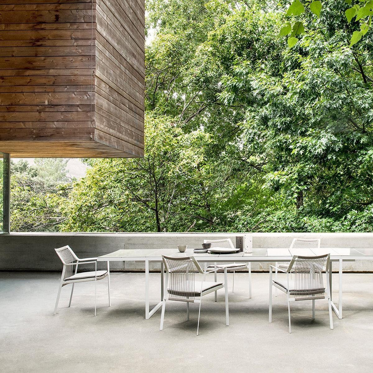 Armlehnstuhl NODI-Tribù-89 Wengé - 10 Linen- | Homestorys