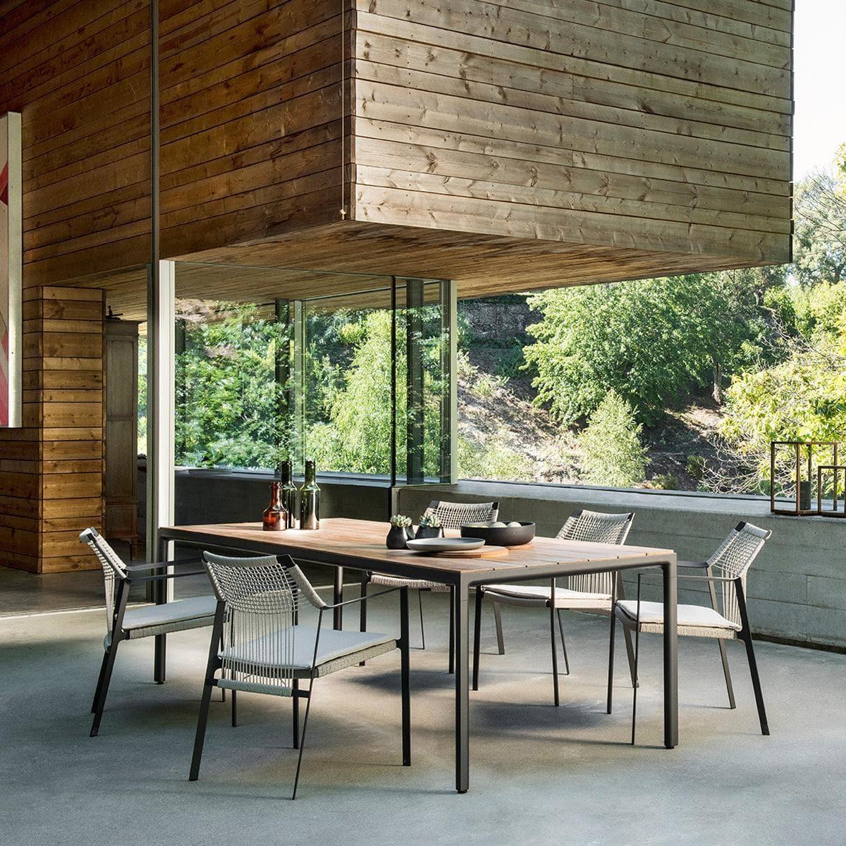 Armlehnstuhl NODI-Tribù-89 Wengé - 10 Linen- | Homestorys