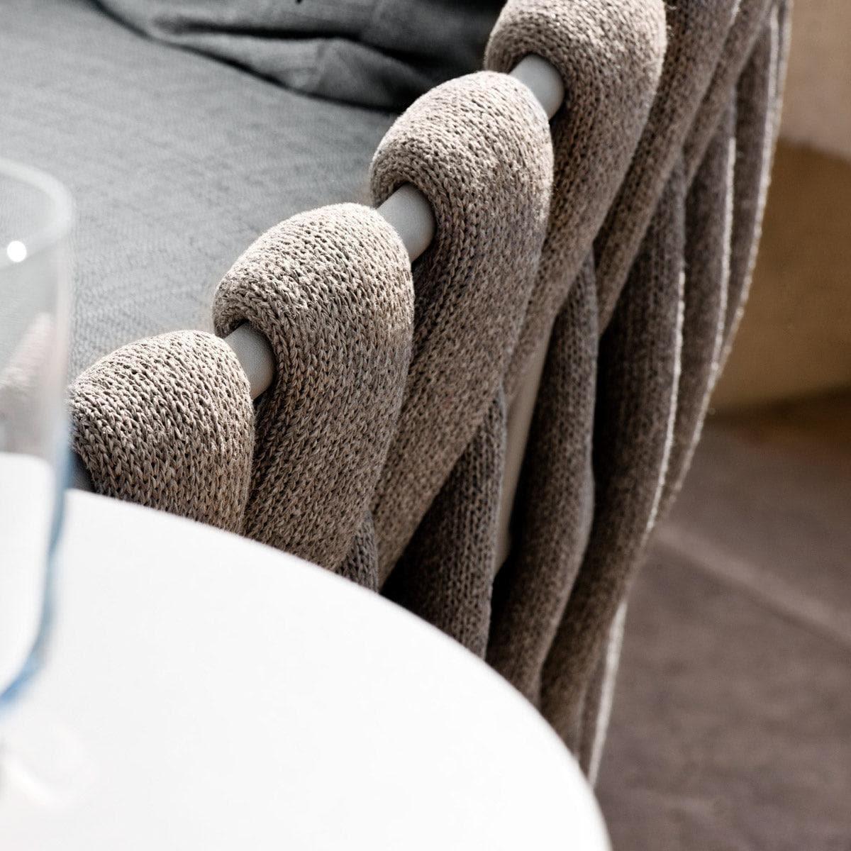 Sofa TOSCA 2-Sitzer - Linen-Tribù-01 Natté Weiß- | Homestorys