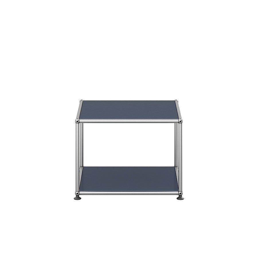 USM Haller Beistelltisch M22 in Anthrazitgrau – elegantes Designmöbel mit dunklem, neutralem Farbton für moderne Büros, Wohnzimmer oder Flure im minimalistischen Stil