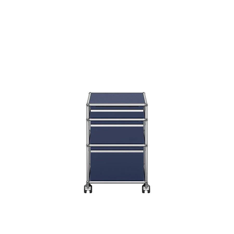 USM Haller - Rollcontainer M63 - QS M63 Stahlblau | Homestorys