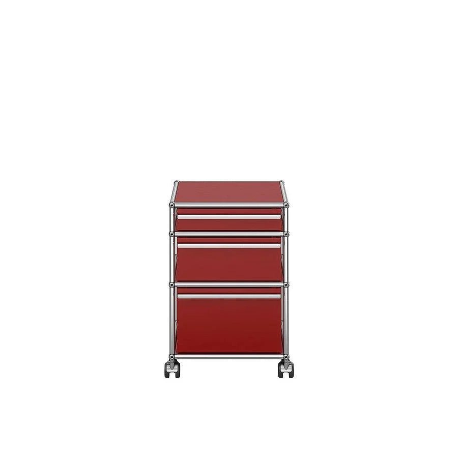 USM Haller - Rollcontainer M63 - QS M63 USM Rubinrot | Homestorys