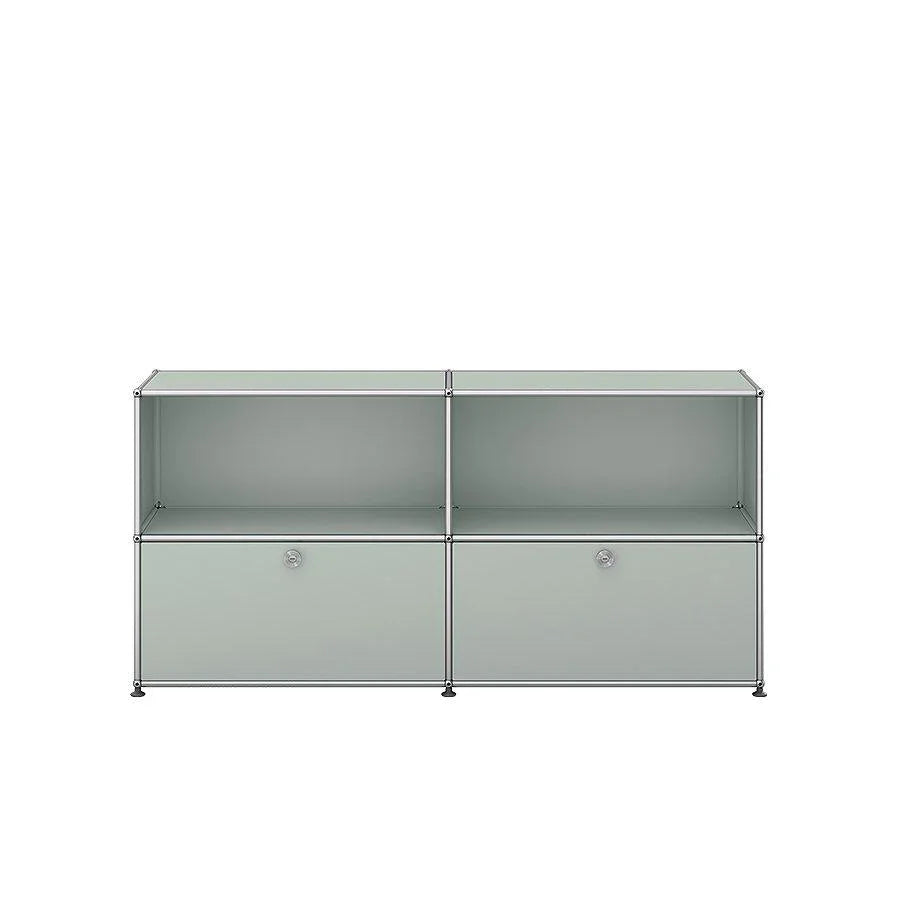 Sideboard C2 von USM Haller in Lichtgrau – sanfter, neutraler Farbton für elegante und vielseitige Raumlösungen