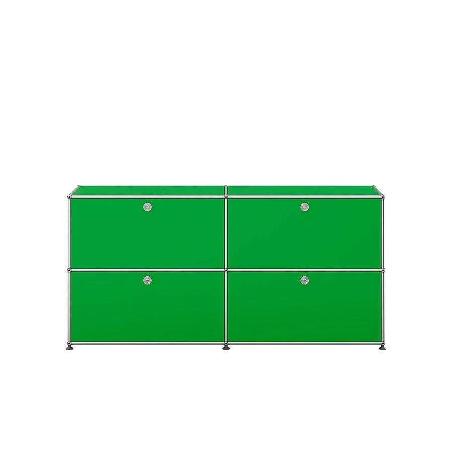 USM Haller Sideboard E2 in ikonischem USM Grün – Designklassiker mit Wiedererkennungswert und Stil