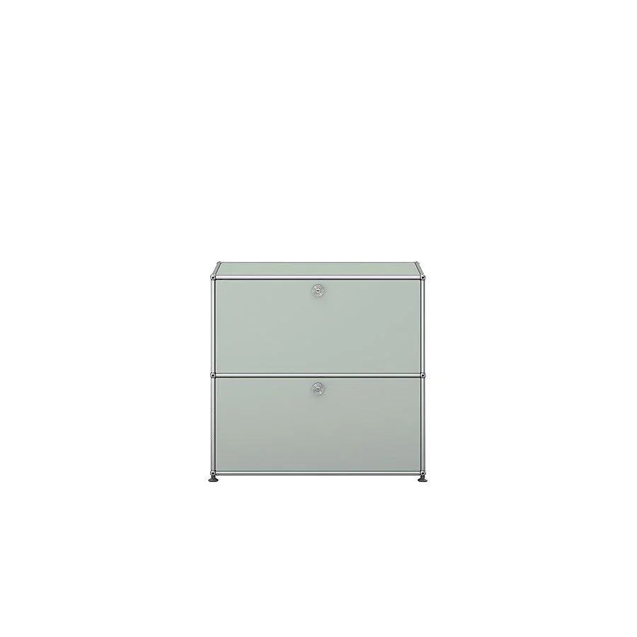 USM S2 Kommode in Lichtgrau – elegantes, neutrales Systemmöbel mit viel Stauraum für moderne Einrichtungen in Homeoffice, Wohnzimmer oder Flurbereich