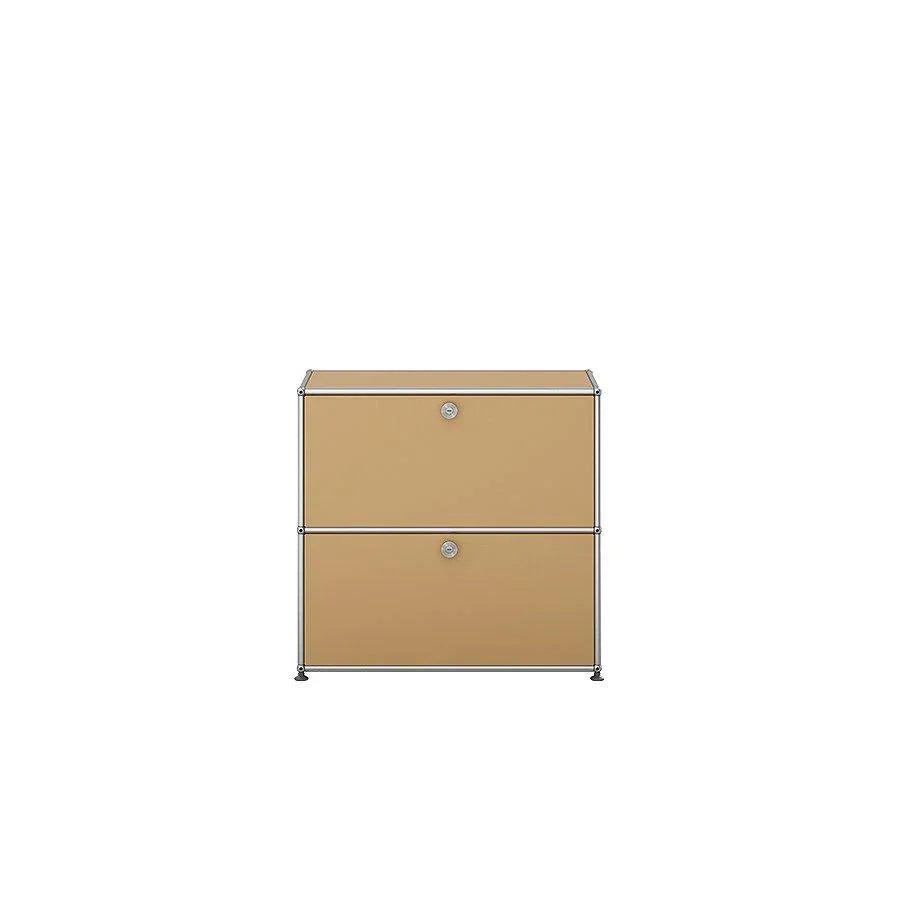 USM Haller Kommode S2 in USM Beige – zurückhaltendes Aufbewahrungsmöbel mit sanfter Farbgebung für natürliche, elegante Raumgestaltung in Wohn- und Arbeitsumgebungen