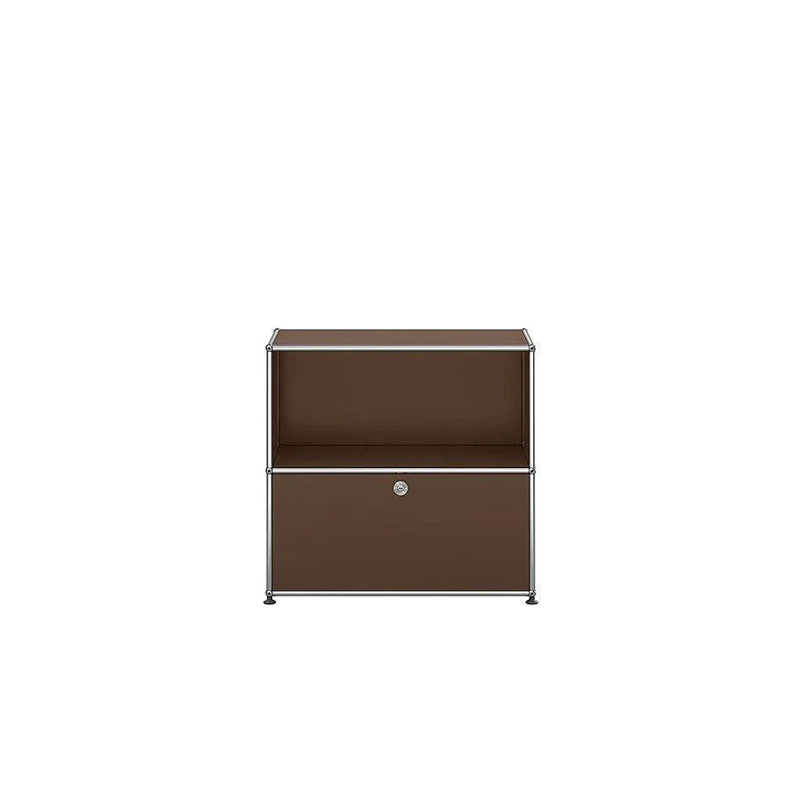 USM Haller M55 Nachttisch in Braun – warmes Design-Beistellmöbel für gemütliche Schlafräume mit hochwertiger Verarbeitung