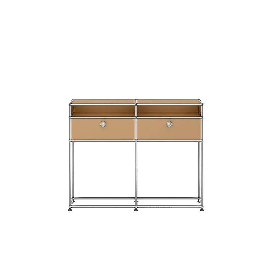 USM Haller Sideboard M51 in USM Beige – zeitlos elegantes Designmöbel mit modularer Bauweise für dezente Einrichtungskonzepte im Wohn- oder Arbeitsbereich