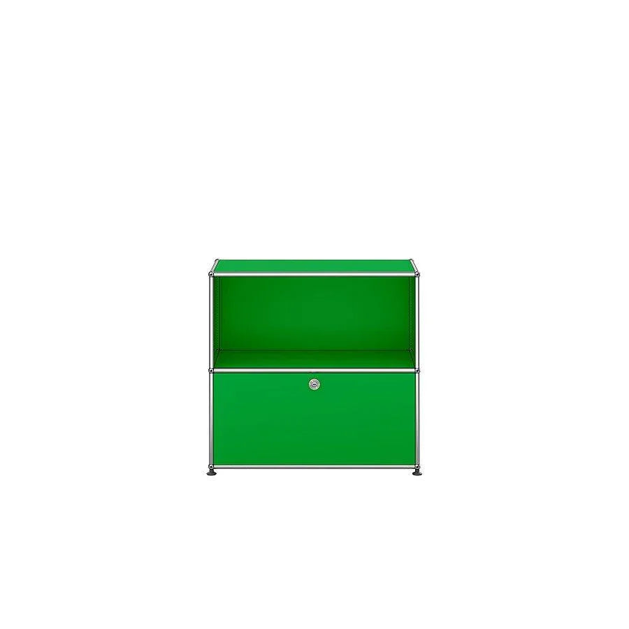 USM M62 Sideboard in klassischem USM Grün – ikonisches Systemmöbel mit Kultstatus für individuelle Büroeinrichtung, hochwertige Stauraummöbel mit Farbe und Funktion
