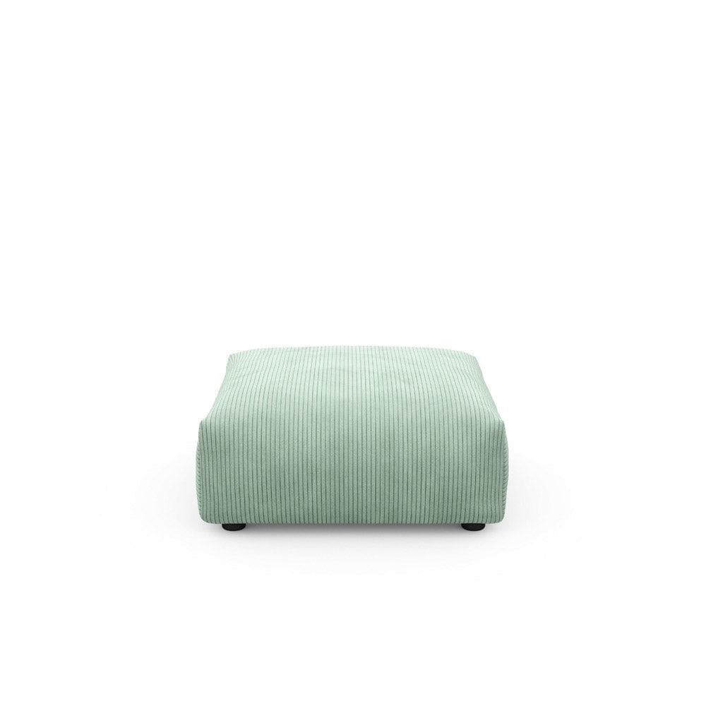 Modulares Sofamodul 84x84 cm in Duck Egg von Vetsak – Cord Velours Sitzmodul in zartem Pastellton