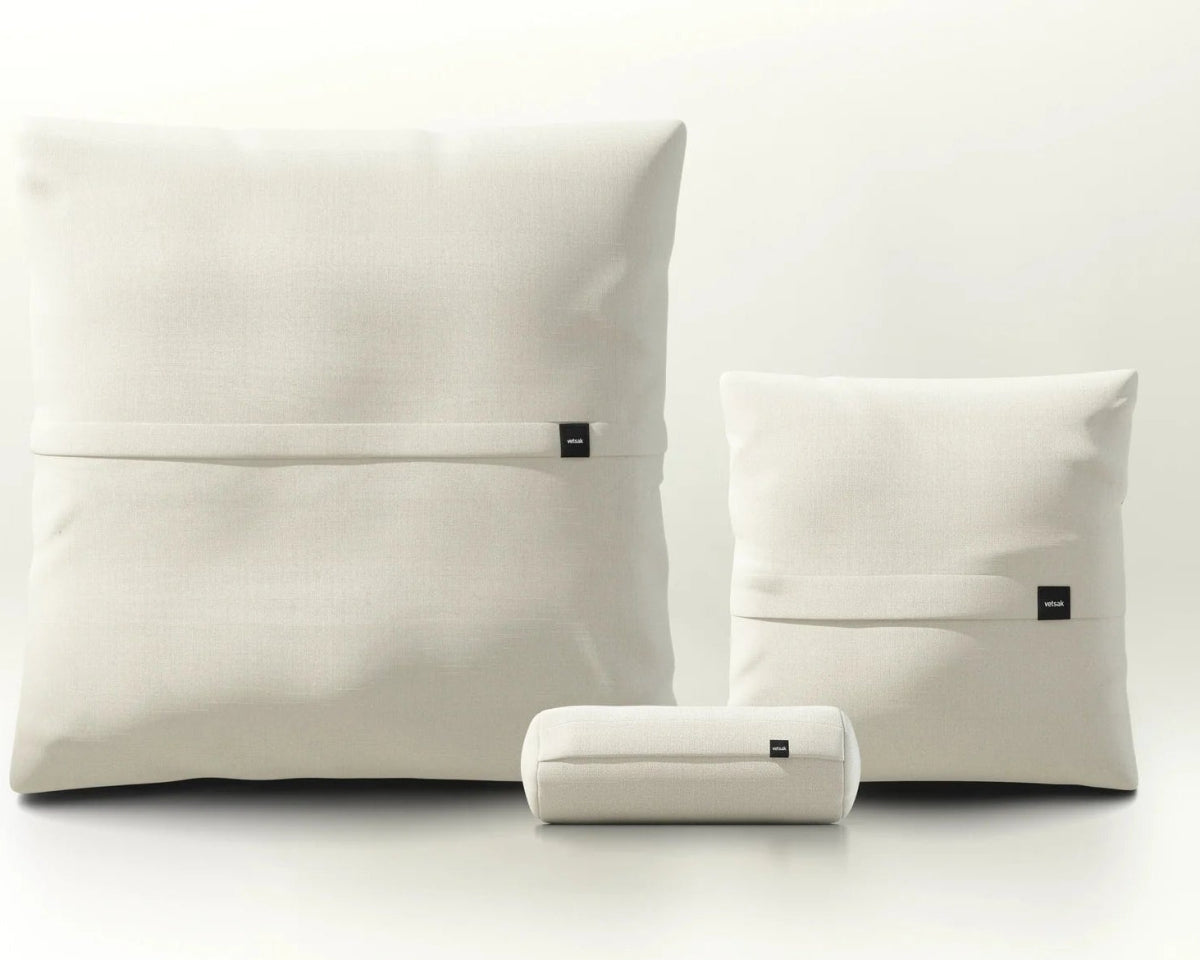 Vetsak - Gartenkissen SET 2 - vetsak-pillow-set02-Pique-Creme | Homestorys