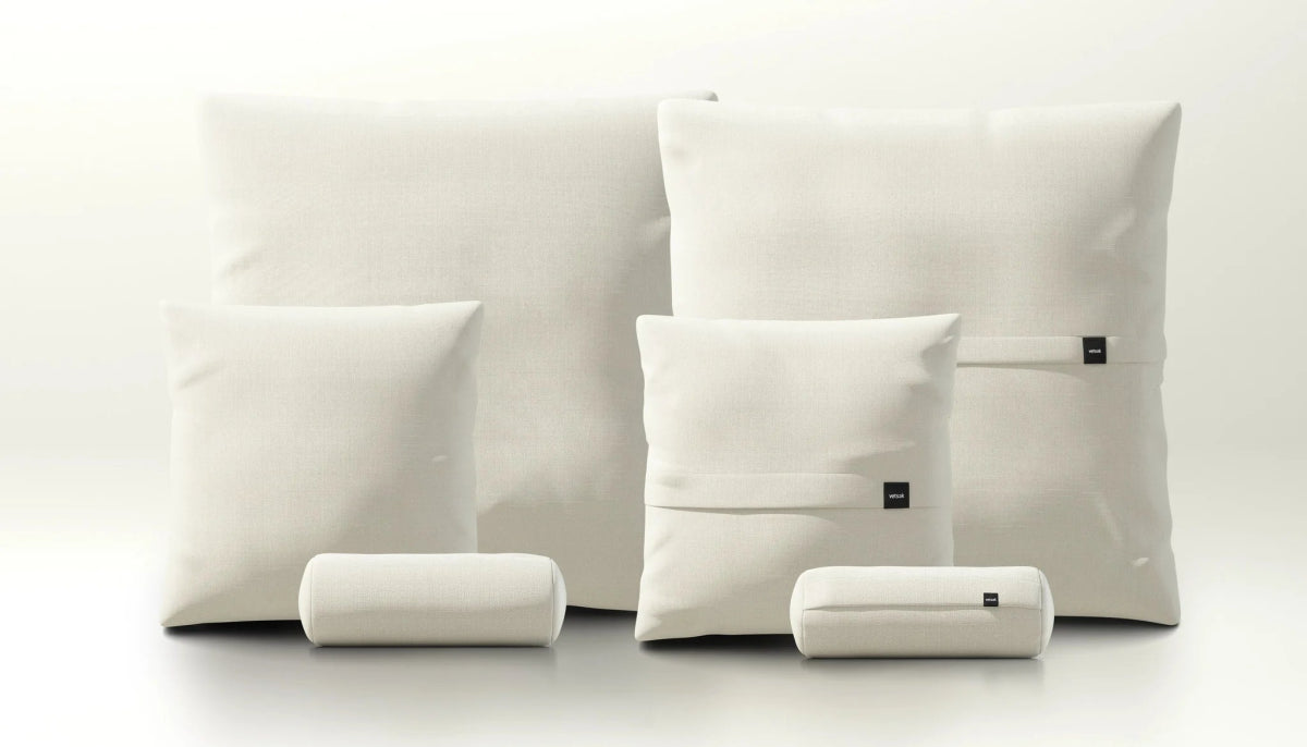 Vetsak - Gartenkissen SET 3 - vetsak-pillow-set03-Pique-Creme | Homestorys