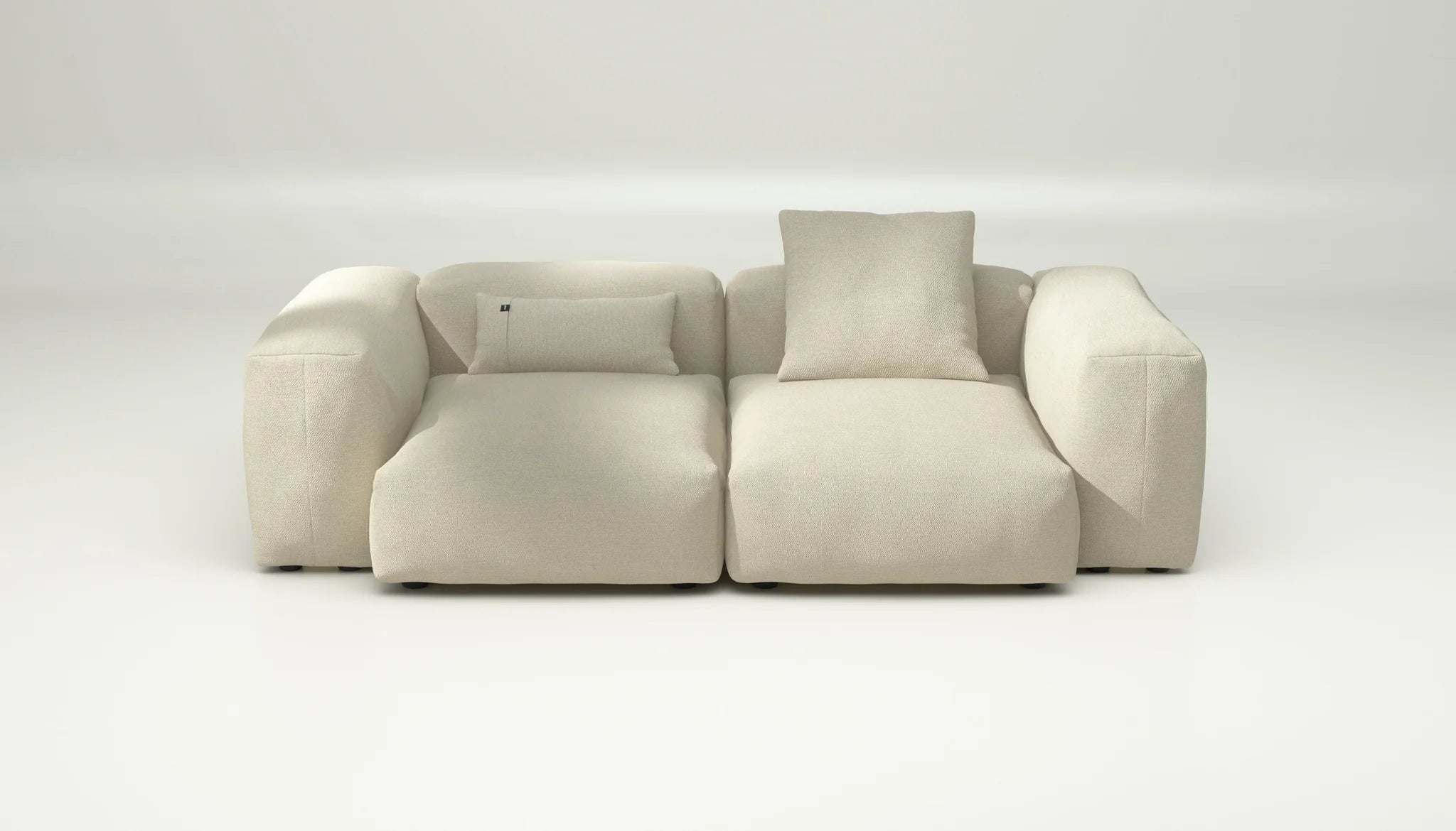 Duna Sofa Vetsak mit Kissen – SET 02 M in natürlicher Farbgebung und modernem Schnitt