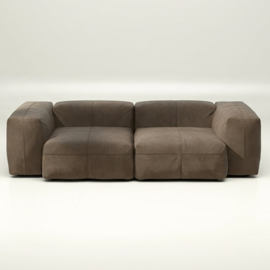 vetsak Sofa M mit Leder Cacao – warmer Braunton in natürlicher Lederoptik mit hochwertiger Ausstrahlung