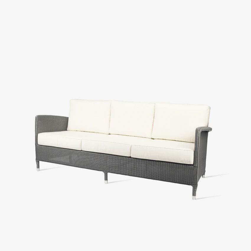 Vincent Sheppard DOVILE Gartensofa 3-Sitzer mit Lloyd Loom Geflecht