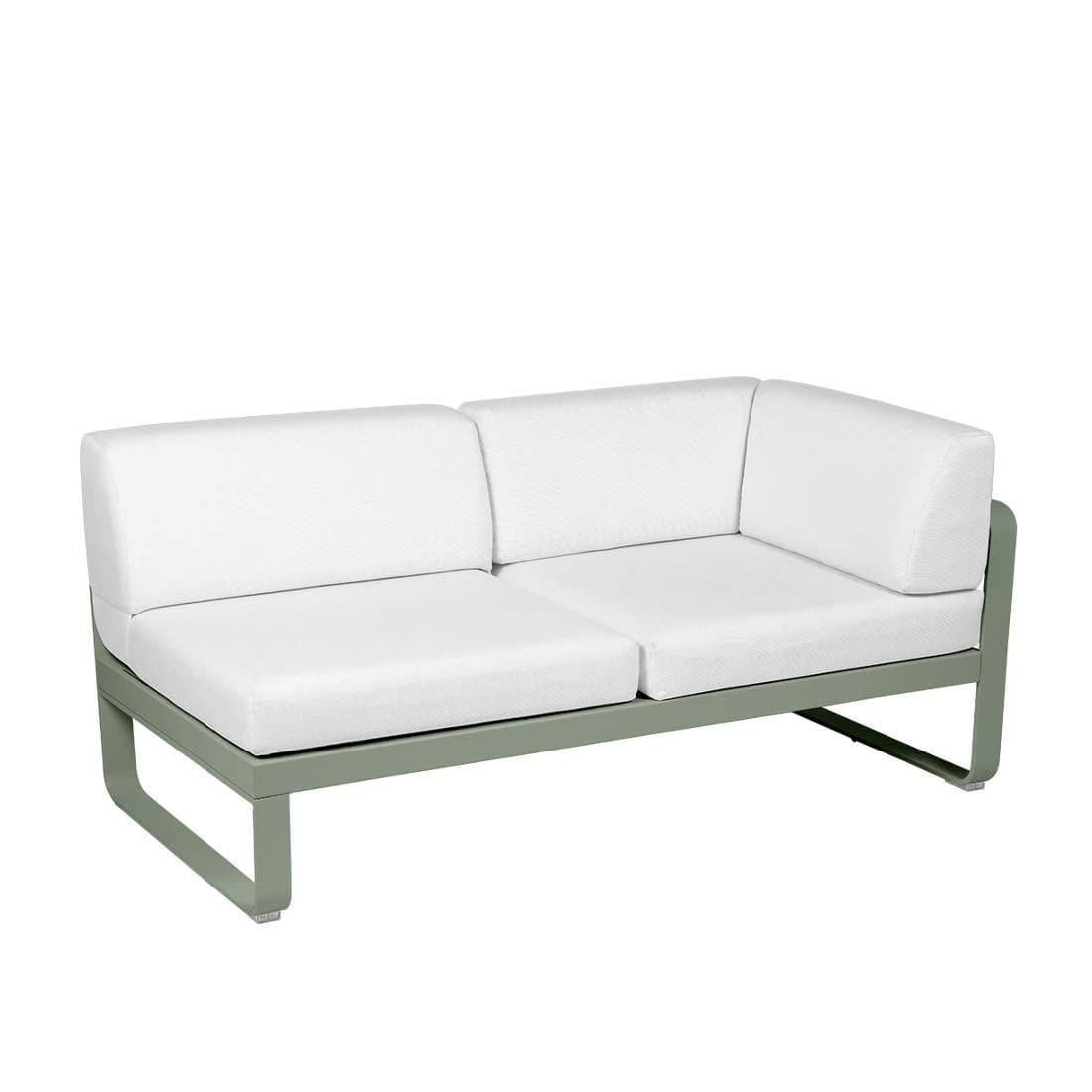 2-Sitzer Eckelement BELLEVIE mit Seitenkissen - Rechts | Fermob | Homestorys