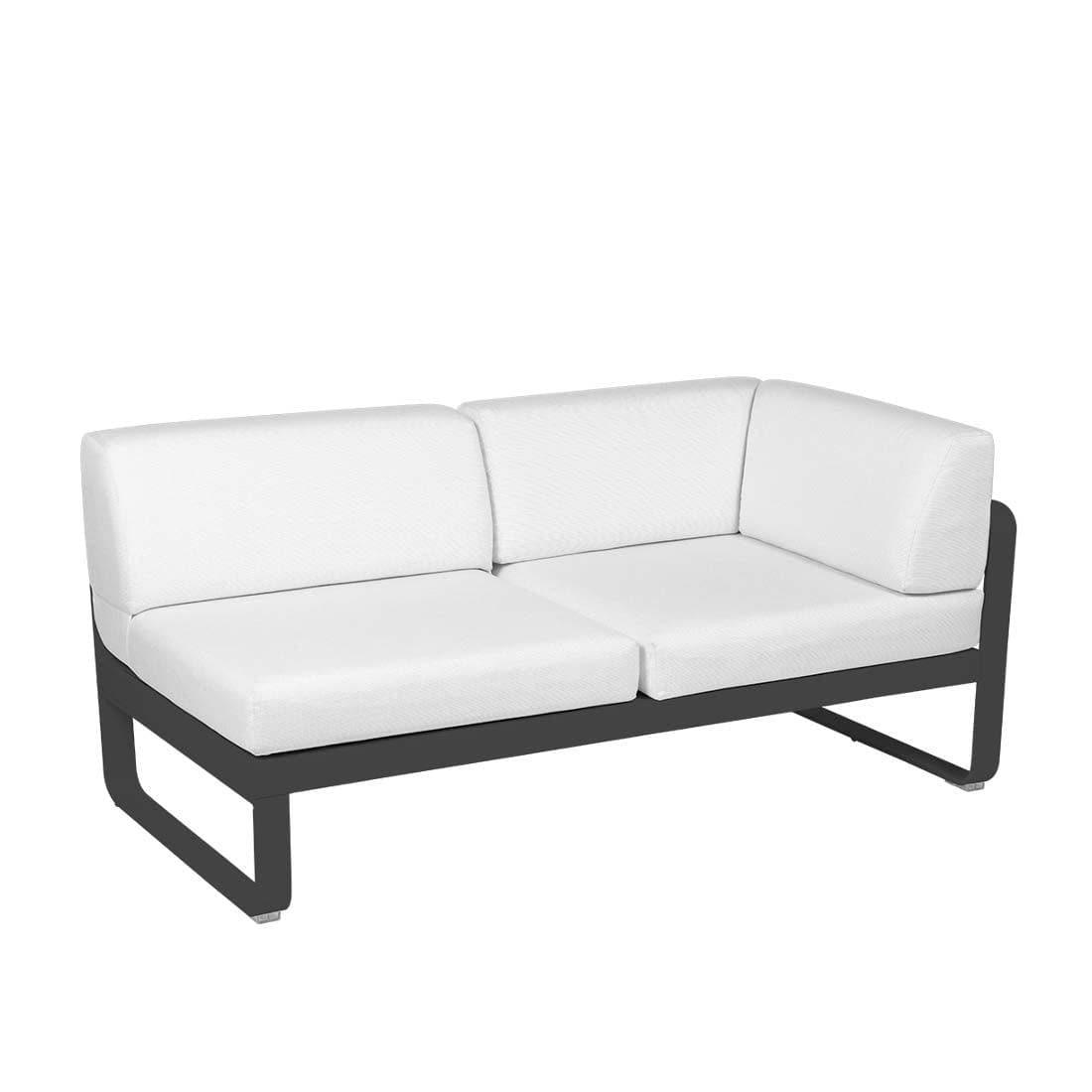 2-Sitzer Eckelement BELLEVIE mit Seitenkissen - Rechts | Fermob | Homestorys