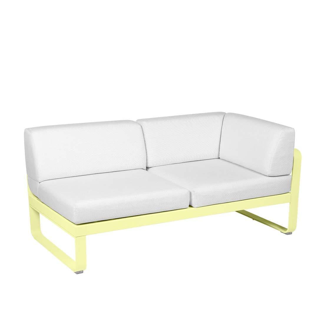 2-Sitzer Eckelement BELLEVIE mit Seitenkissen - Rechts | Fermob | Homestorys