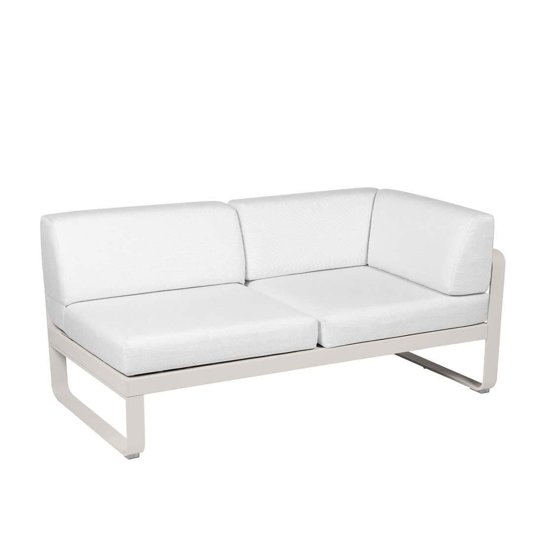 2-Sitzer Eckelement BELLEVIE mit Seitenkissen - Rechts | Fermob | Homestorys