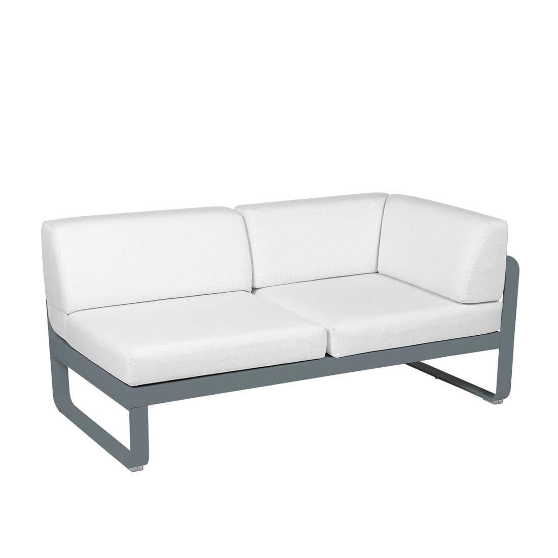 2-Sitzer Eckelement BELLEVIE mit Seitenkissen - Rechts | Fermob | Homestorys