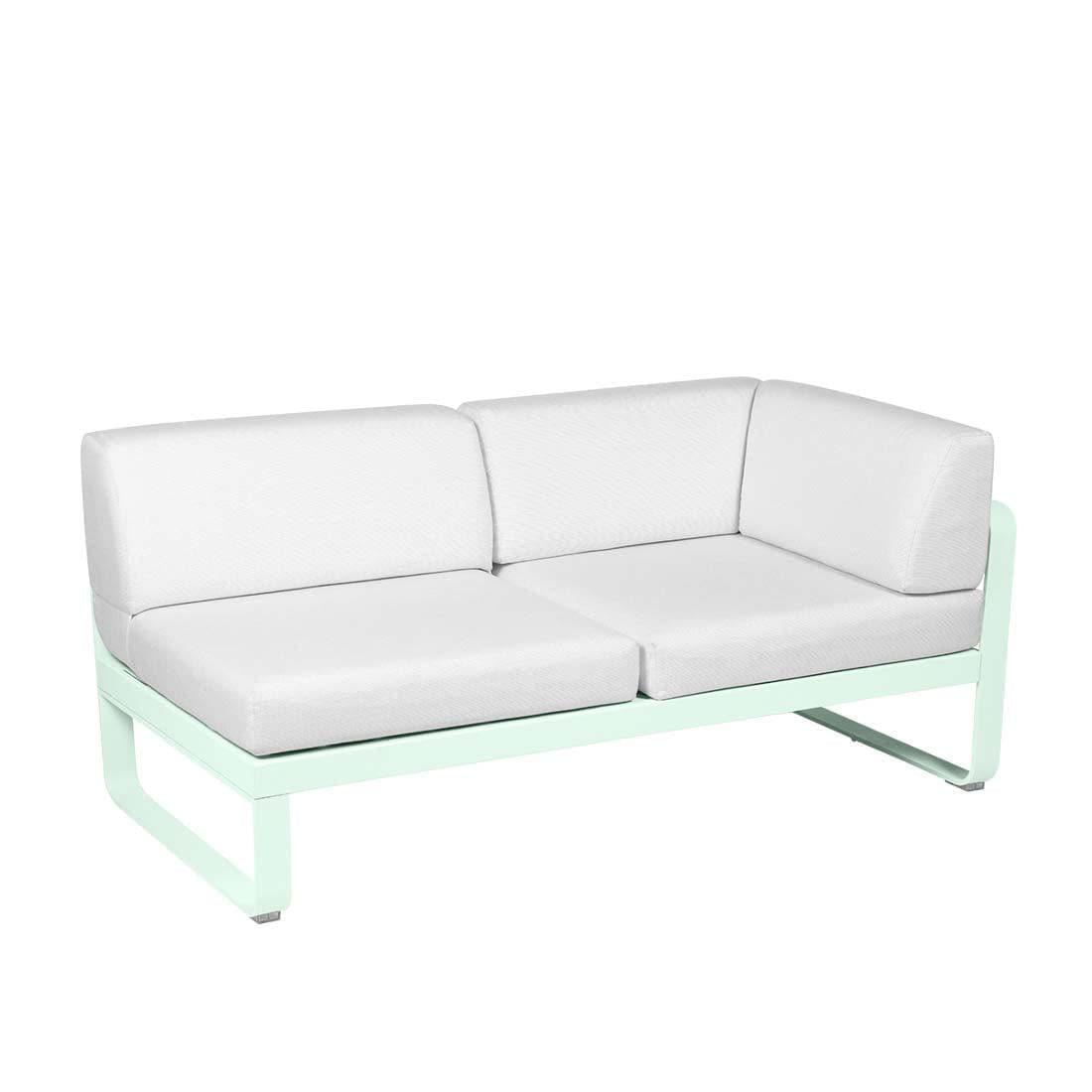 2-Sitzer Eckelement BELLEVIE mit Seitenkissen - Rechts | Fermob | Homestorys