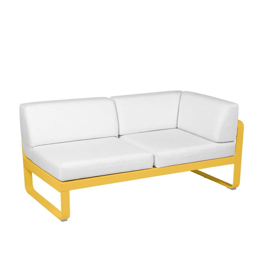 2-Sitzer Eckelement BELLEVIE mit Seitenkissen - Rechts | Fermob | Homestorys
