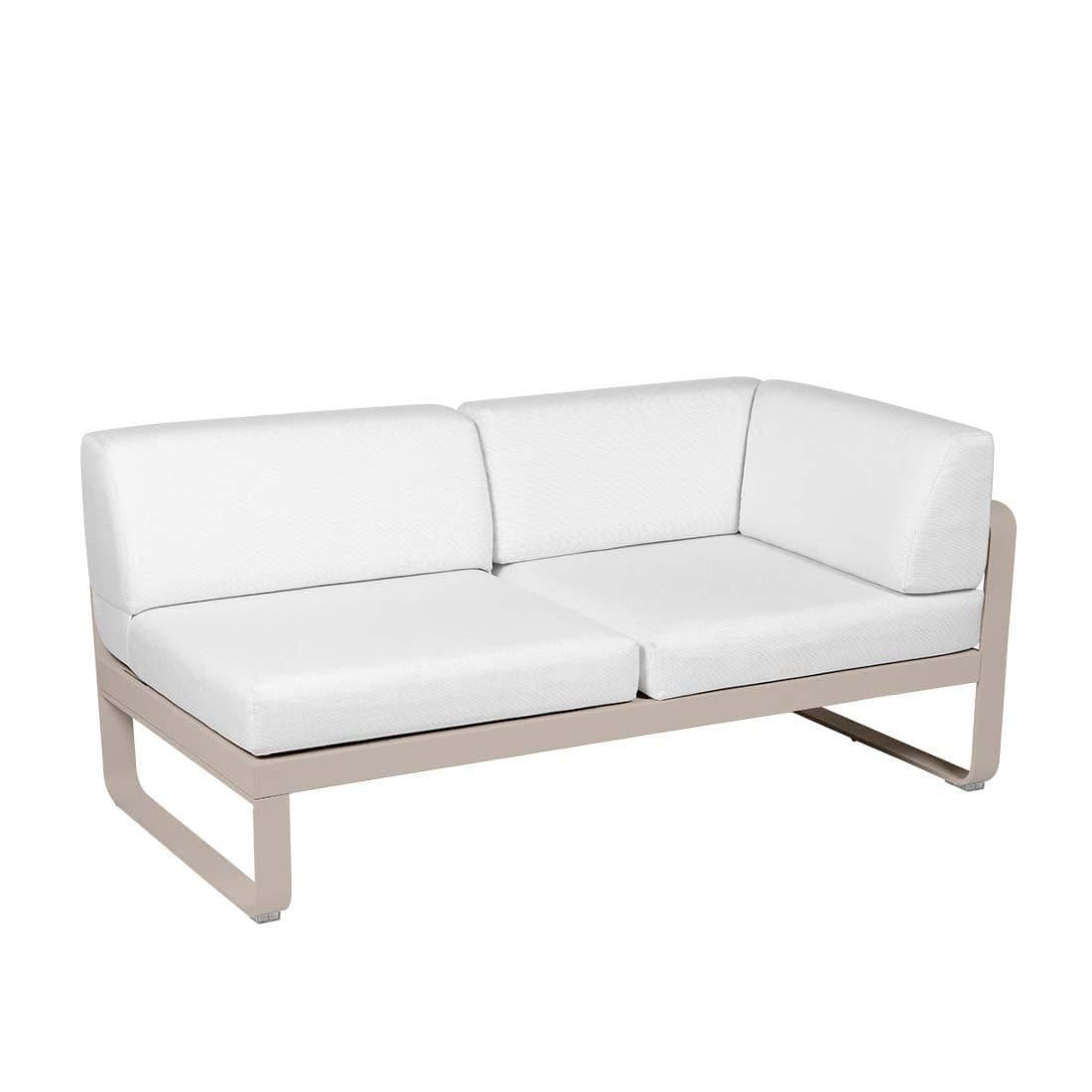2-Sitzer Eckelement BELLEVIE mit Seitenkissen - Rechts | Fermob | Homestorys