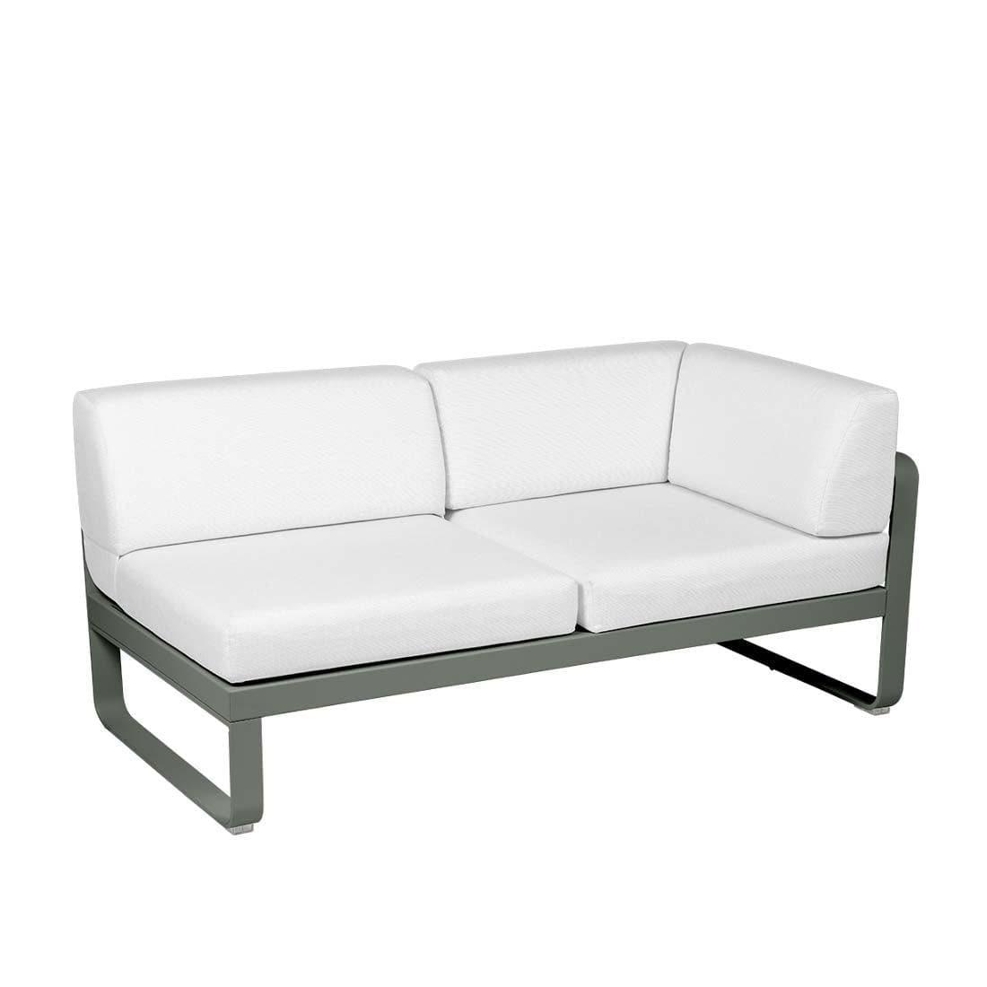 2-Sitzer Eckelement BELLEVIE mit Seitenkissen - Rechts | Fermob | Homestorys