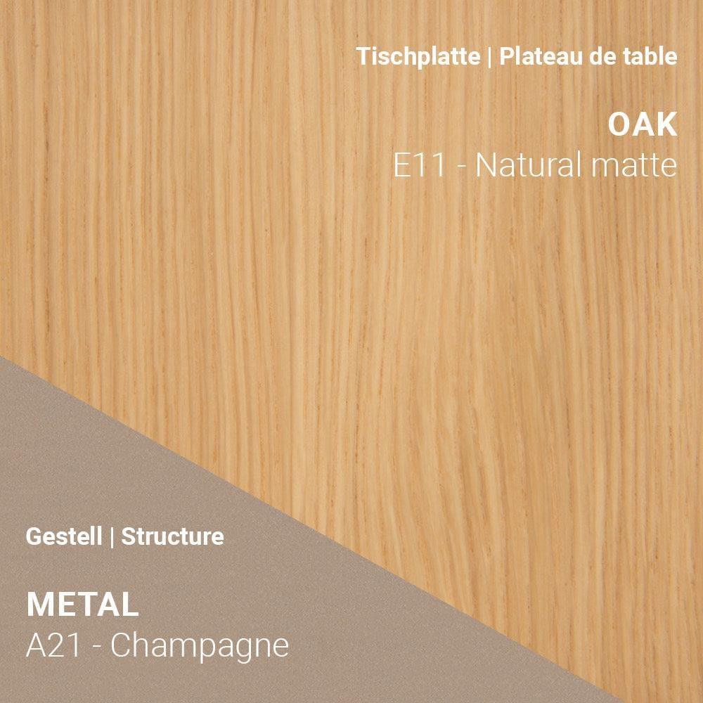 Esstisch FLOAT T0100 - Eiche | Mobitec | Homestorys