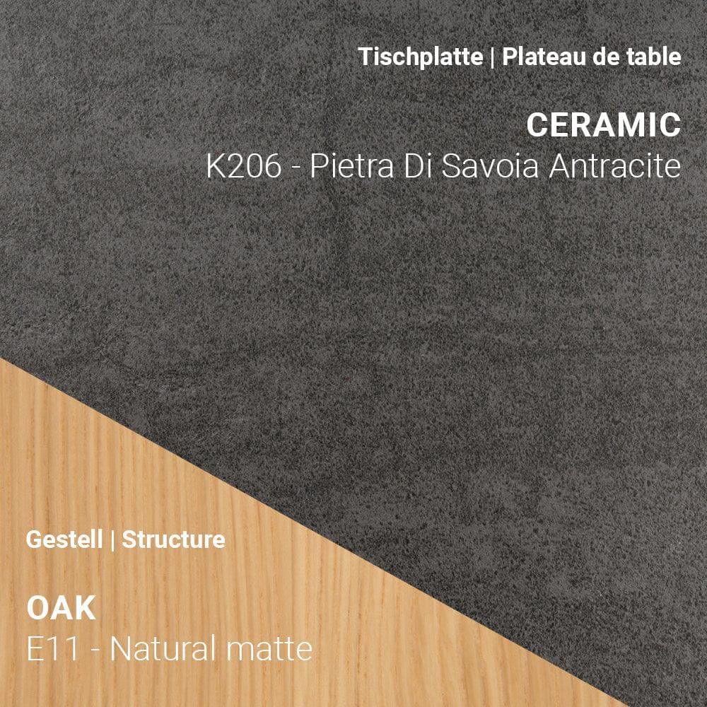 Ausziehtisch TERRA T0601 - Keramik & Eiche | Mobitec | Homestorys