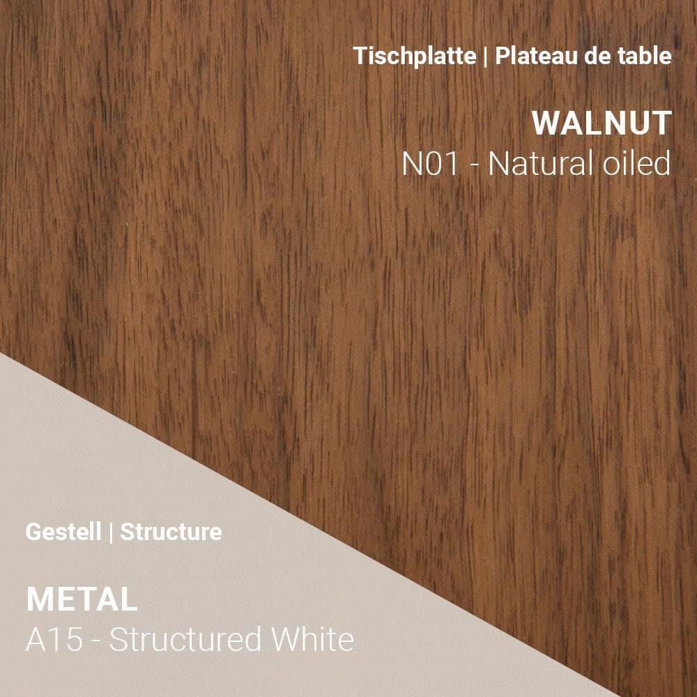 Esstisch FLOAT T0100 - Nussbaum | Mobitec | Homestorys