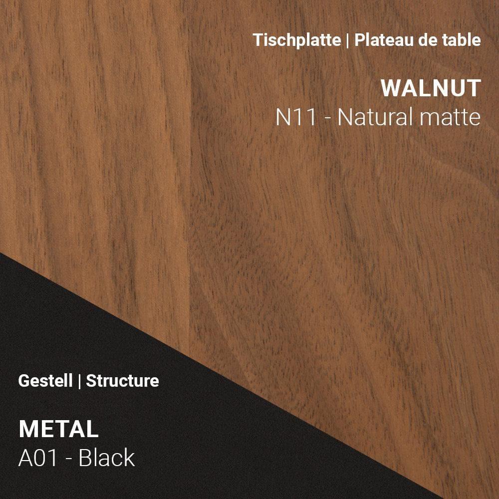 Esstisch FLOAT T0100 - Nussbaum | Mobitec | Homestorys