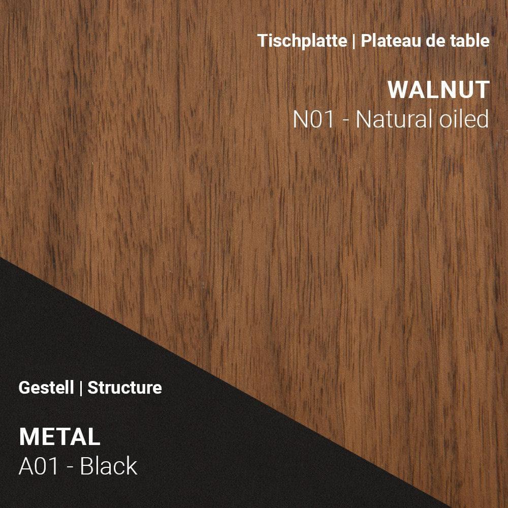 Ausziehtisch FLOAT T0501 - Nussbaum | Mobitec | Homestorys