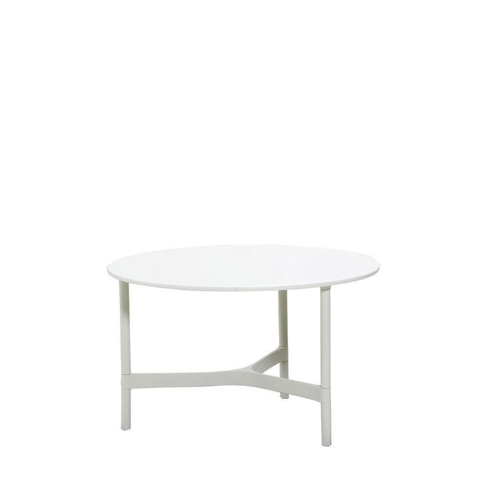 Cane-line TWIST Couchtisch ø56,5cm - Weiß - Original Homestories