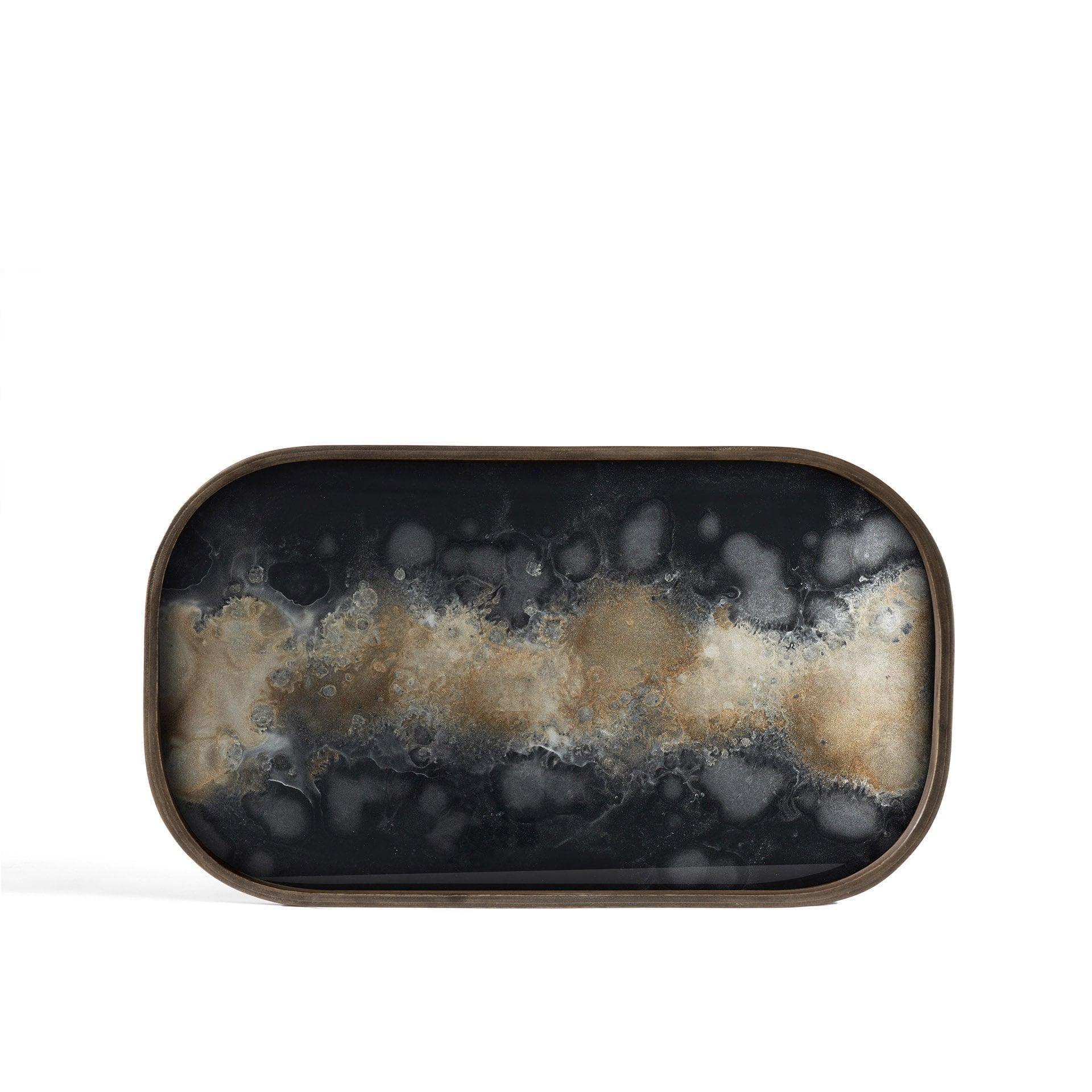 Glasstablett CLASSICS Black Organic - 42x24 | Ethnicraft | Homestorys