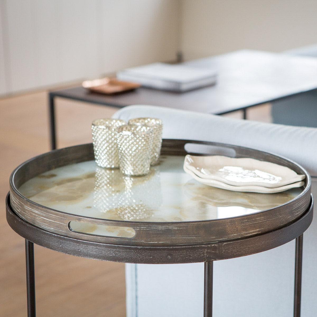 Tablett CLASSICS ORGANIC Indigo - Ø48 | Ethnicraft | Homestorys