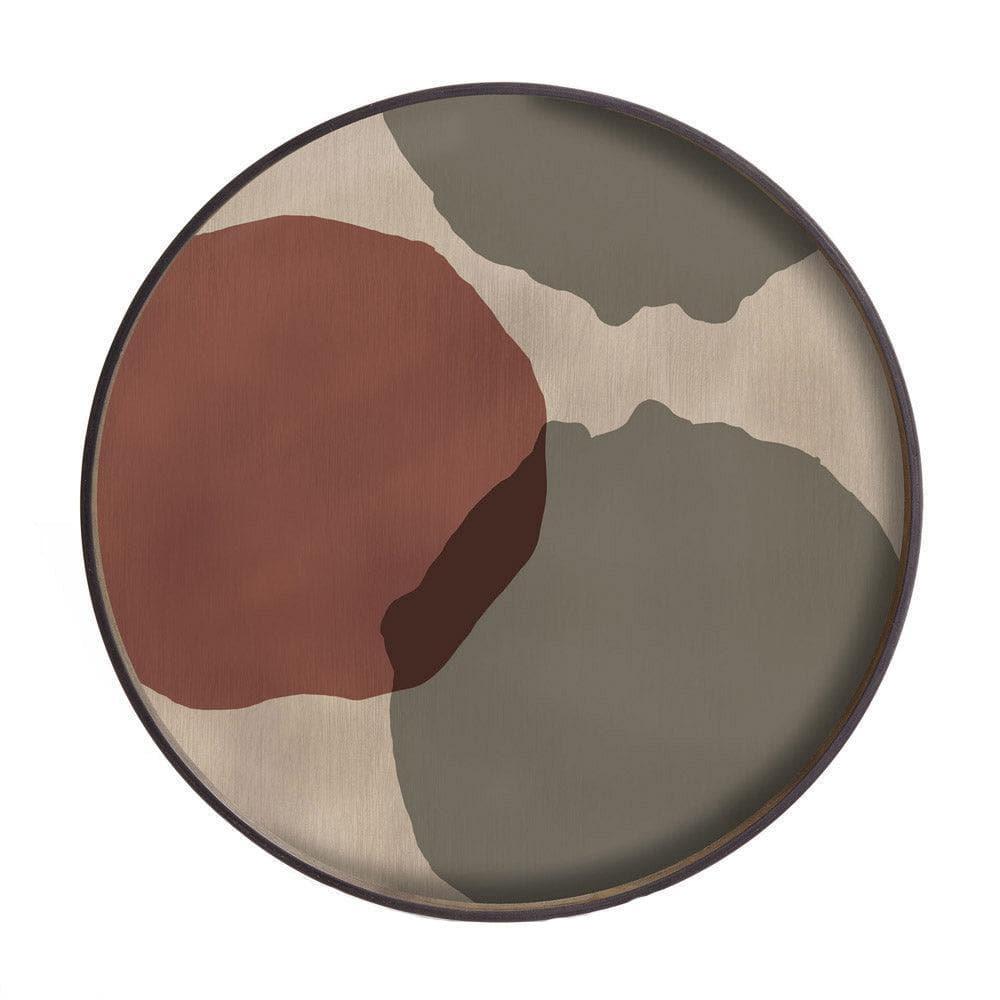 Tablett TRANSLUCENT SILHOUETTES Overlapping Dots - Ø61 | Ethnicraft | Homestorys