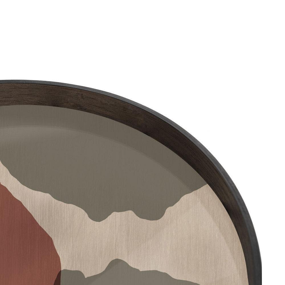 Tablett TRANSLUCENT SILHOUETTES Overlapping Dots - Ø61 | Ethnicraft | Homestorys