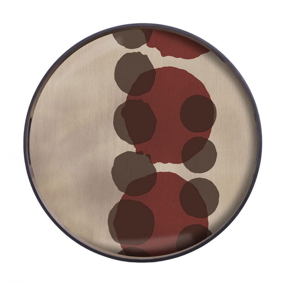 Tablett TRANSLUCENT SILHOUETTES PINOT Layered Dots - Ø48 | Ethnicraft | Homestorys