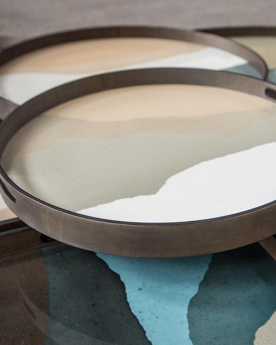 Tablett WABI SABI SAND Rund - Ø48 | Ethnicraft | Homestorys